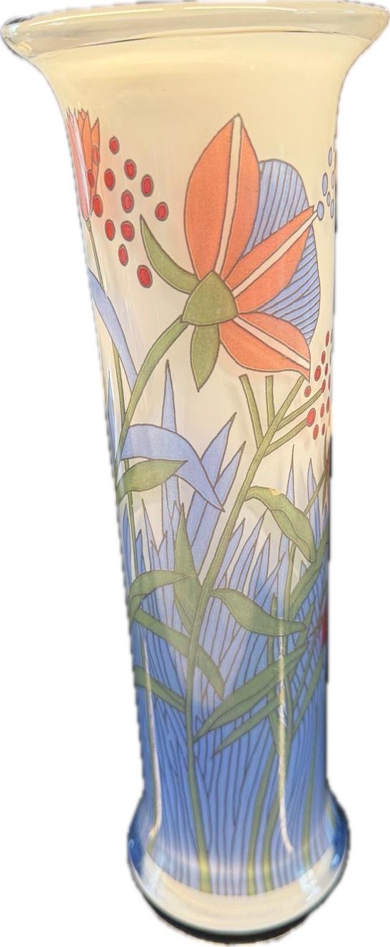 Rosenthal Vase 100 Jahr, Vasen, Glas, Blau (Foto 8 von 15)