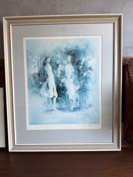 Tout prend des couleurs grâce à la lithographie originale de Willem Haenraet