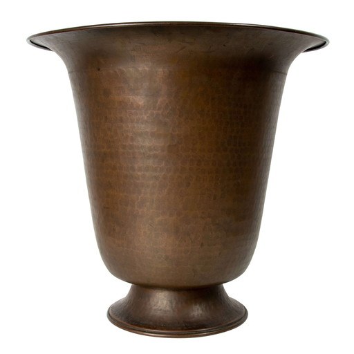 Grand vase en cuivre, années 60