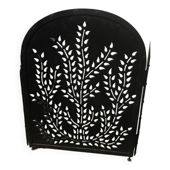 Parascintille in metallo battuto e tagliato – Oggetti decorativi, Iron, Vintage (photo 2 of 17)