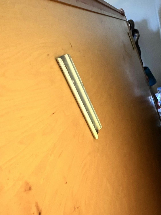 Image 1 of Limitierte Auflage: Kopfteil aus Art-Deco-Holz und Intarsien
