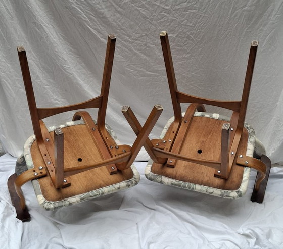 Image 1 of Lot de 2 chaises avec accoudoirs Cees Braakman design scandinave