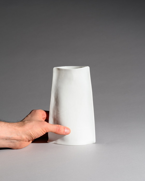 Image 1 of Johan van Loon x Rosenthal Studio-Line Matte Paper Bisque Porcelain Vase Duo