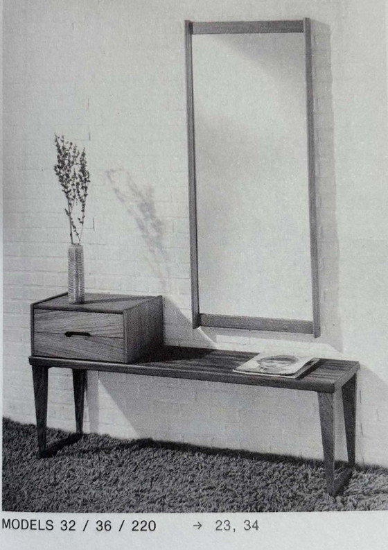 Banc d'entrée danois avec tiroir par Kai Kristiansen pour Aksel Kjersgaard, années 60 – Wood (photo 12 of 12)