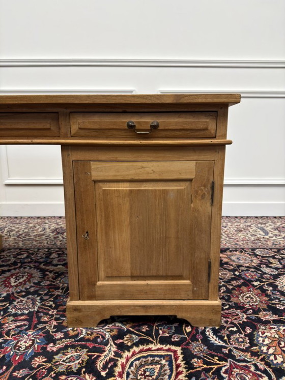 Scrivania Classica Inglese in Legno di Teak – Scrivanie, Leather, Wood (photo 11 of 18)