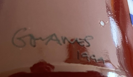 Image 1 of Porzellanvase mit Design – 100 Jahre Hafen von Vigo (2008)