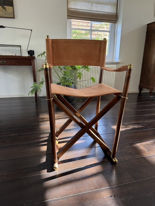 3x Mogens Koch MK. 16 Folding Chair – klapstoelen, Wood, Brass
