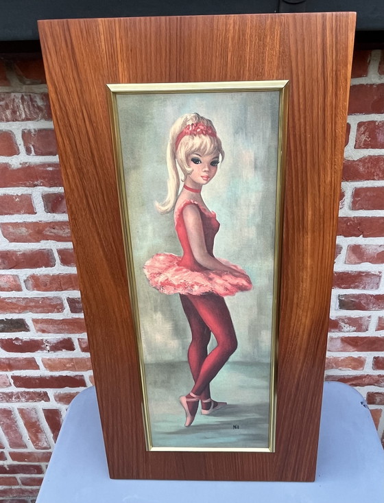 Image 1 of Vintage wanddecoratie ballerina Maio