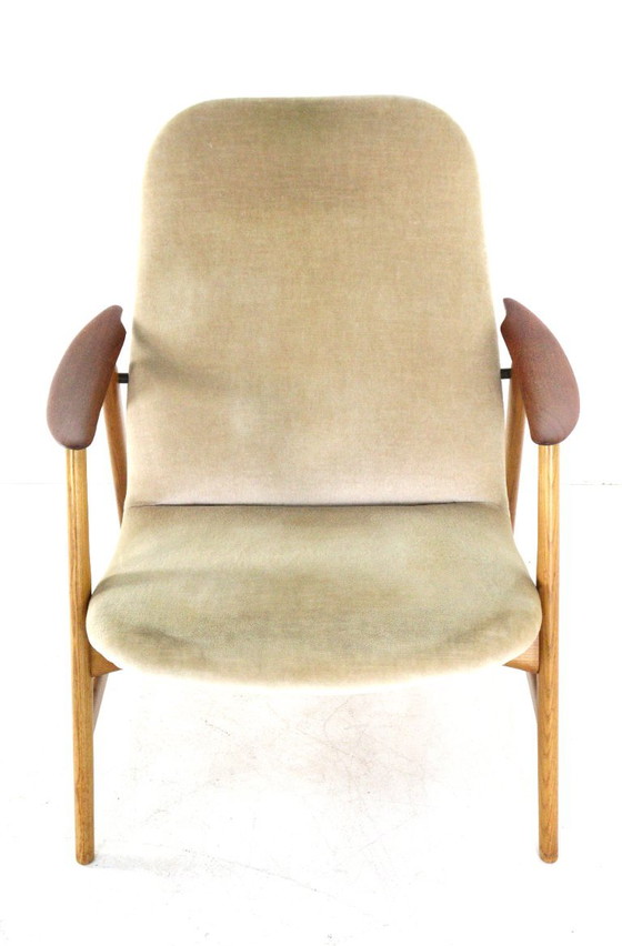 Frode Braathen and Hans Brattrud for Dokka Möbler Armchair Model 500 - Lowback Armchair – Dokka mobler, Wood (photo 9 of 18)