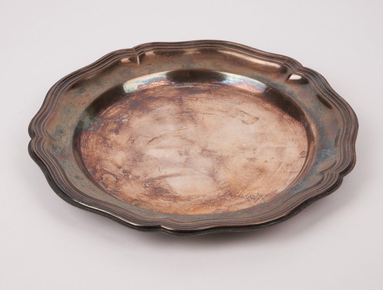 Image 1 of Versilberte Platte "Quist IaN" schwer