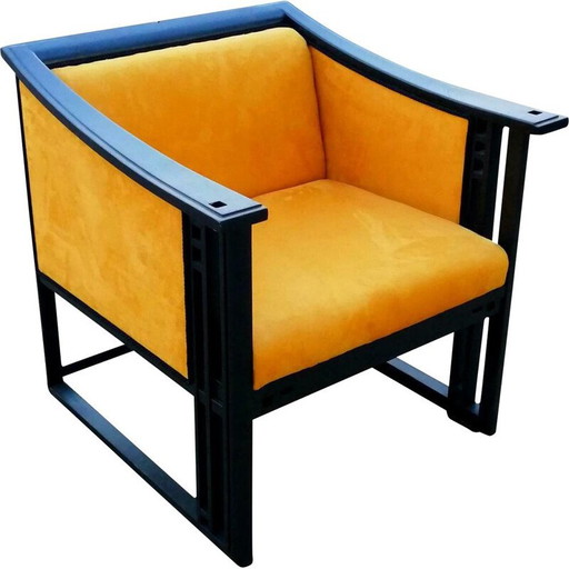 Poltrona vintage modello 61960 di Giorgetti anni '80