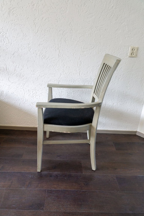 Image 1 of Set aus 4 luxuriösen Esszimmerstühlen – Design Schmieden – Massivholz