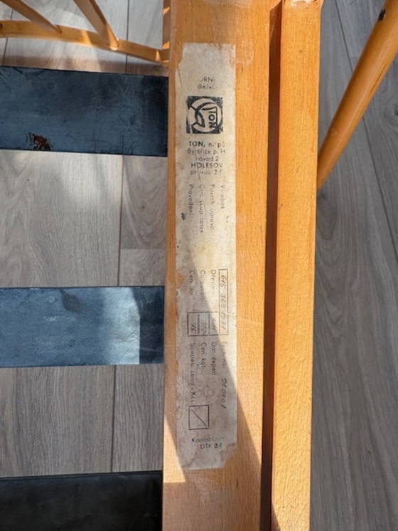 Image 1 of 2 Vintage Fauteuil Ton jaren 50-60's