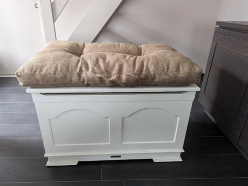 Aufbewahrungsbox mit Kissen