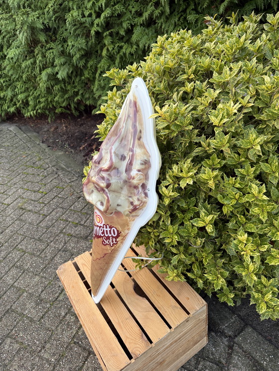 Image 1 of Cornetto Soft lampada da parete gelato light box