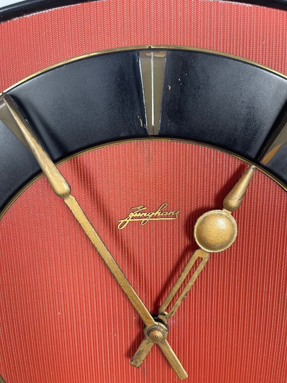 Image 1 of Junghans wall clock pendulum clock Mid - Century Vintage