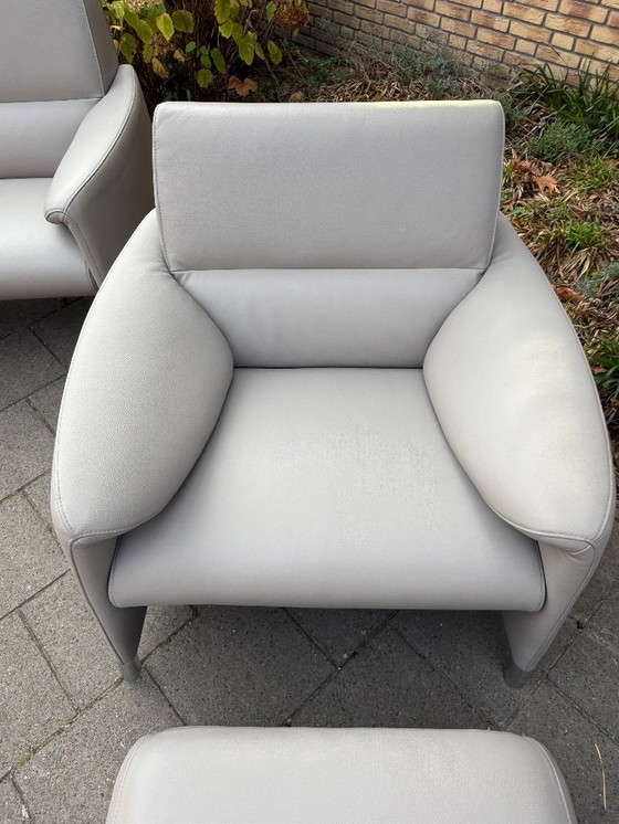 Image 1 of Leolux Felizia 2.5-zits + 2x Poltrona + POUF