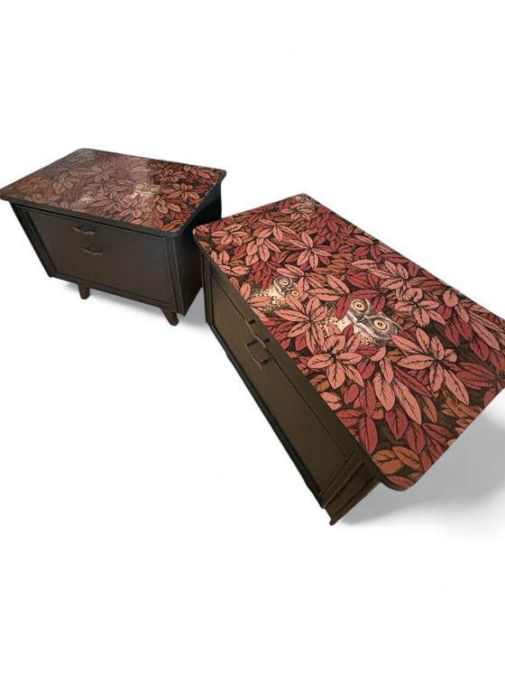 Image 1 of Vintage nachtkastjes Fornasetti | L'ambiance vintage