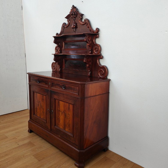 Image 1 of Antique brocante buffet cabinet sideboard cabinet cupboard