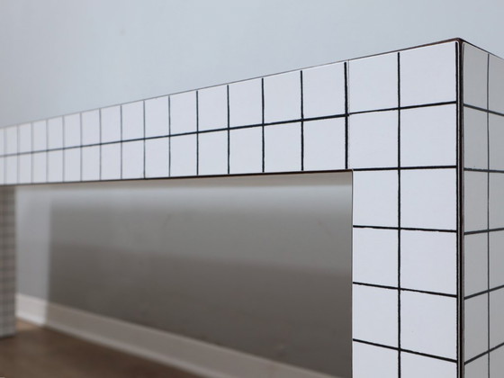 Image 1 of Quaderna-bank van Superstudio, originele productie uit de jaren 70 van Zanotta.