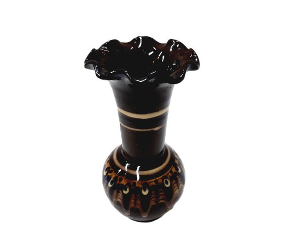 Image 1 of Vintage druppelglazuur vaas