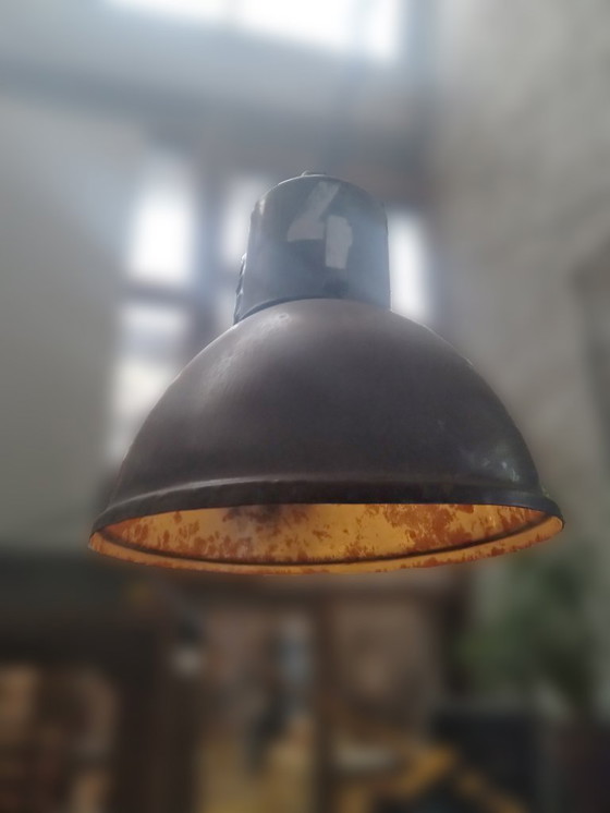 Image 1 of Lámpara industrial ovalada grande N°4