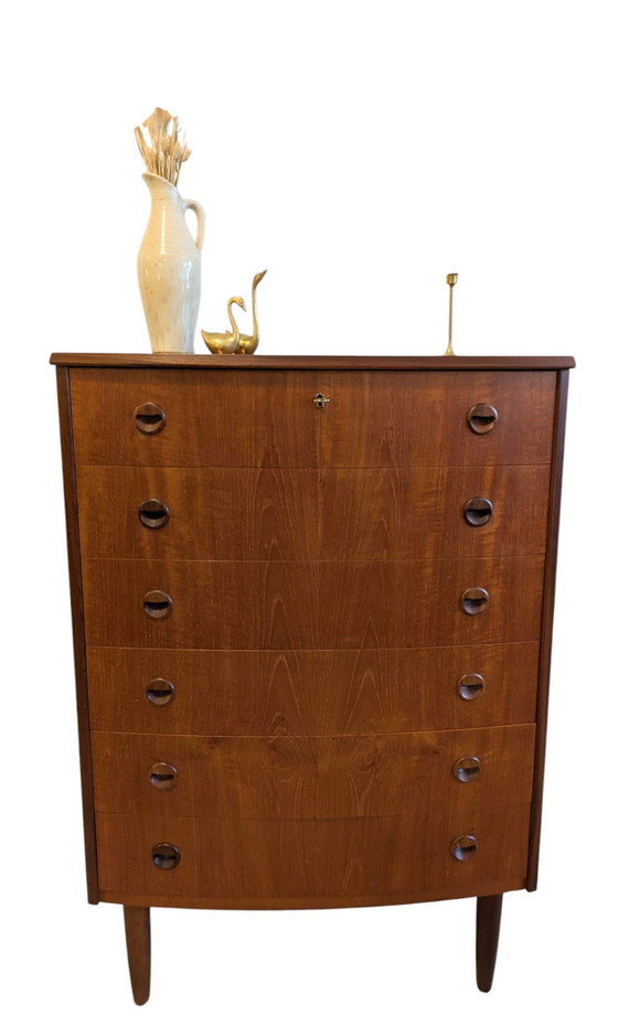 Image 1 of Vintage Danish Chest of Drawers, Kai Kristiansen