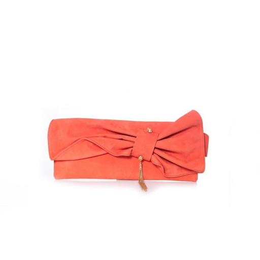 Maison Du Posh, korallenrosa Clutch