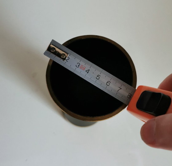 Image 1 of VASO IN CRISTALLO BELGA "ALBERO" - ART DECO -