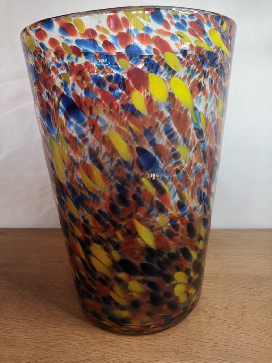 Image 1 of Large Murano "Millefiori" vase.