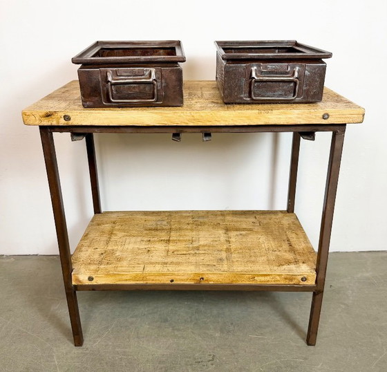 Image 1 of Vintage Industrial Worktable, 1960s