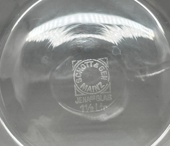 Image 1 of Heinrich Löffelhardt Bauhaus Set da tè – Teiera in vetro Jena 1,5 L + 6 tazze Schott Verran