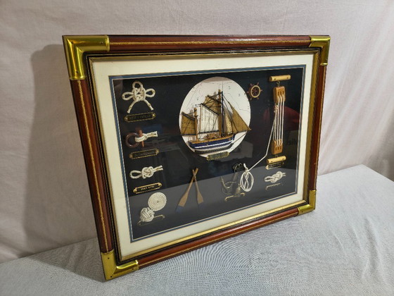 Image 1 of Schiffsdiorama-Rahmen in Glas