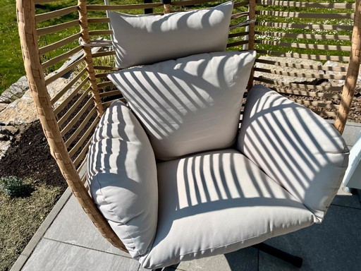 Depot - Fauteuil suspendu Ina avec support In- et Outdoor