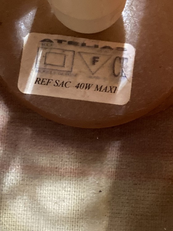 Image 1 of Vintage Atelias France taslamp uit de jaren 80 – in de stijl van Lionel Le Scornec