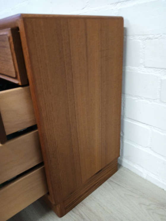 Image 1 of Vintage chest of drawers, Dyrlund. Many beautiful details.