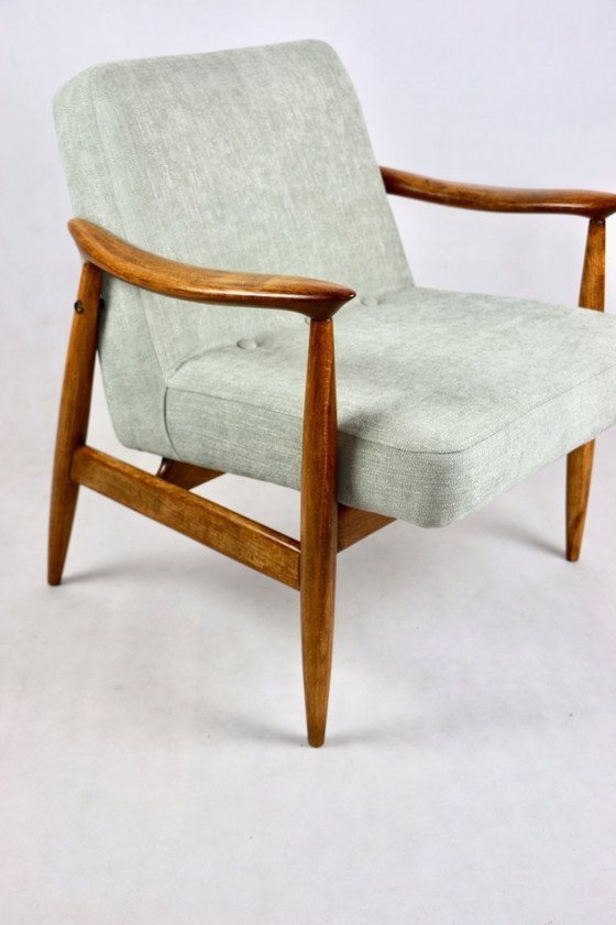 Image 1 of Fauteuil vintage GFM 300-202 vert, par J. Kedziorek, années 1970
