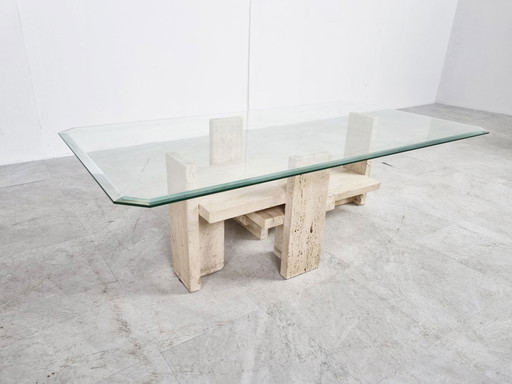 Travertin salontafel