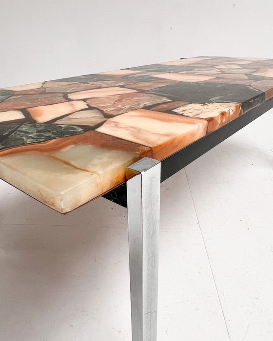 Image 1 of Onyx Salontafel 120 cm, 1970's