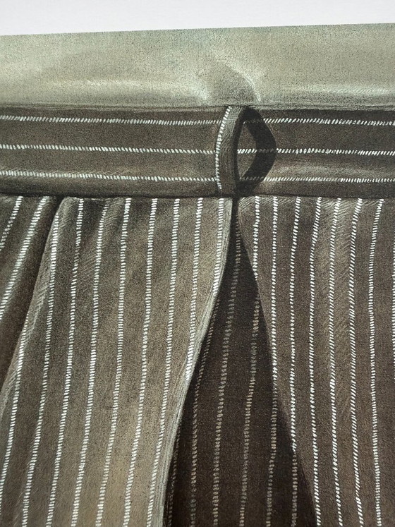 Image 1 of Domenico Gnoli (1933-1970), Gestreepte broek, 1969, copyright Marzia Gnoli, 1994, Gedrukt in Nederland