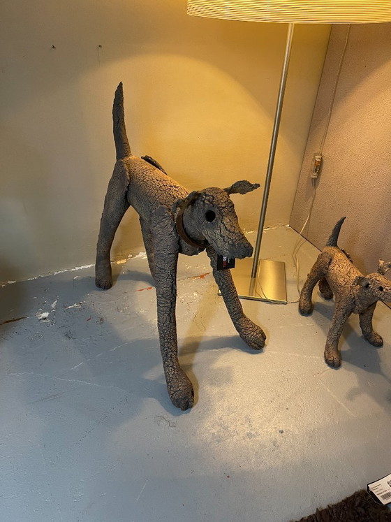 Image 1 of Perros de cerámica Hilde Groen (Dux & Trix)