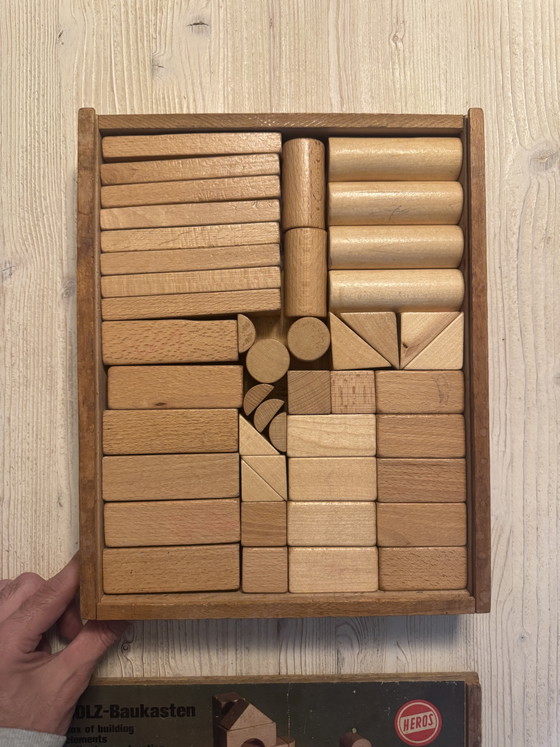 HEROS Vintage Wooden Building Set, West Germany – Decorative Objects, Paper (photo 5 of 6)