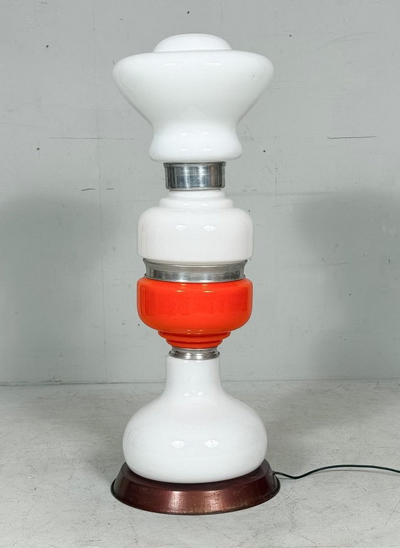 Image 1 of Lampada da terra Space Age di Carlo Nason per Mazzega, Italia, anni '70.