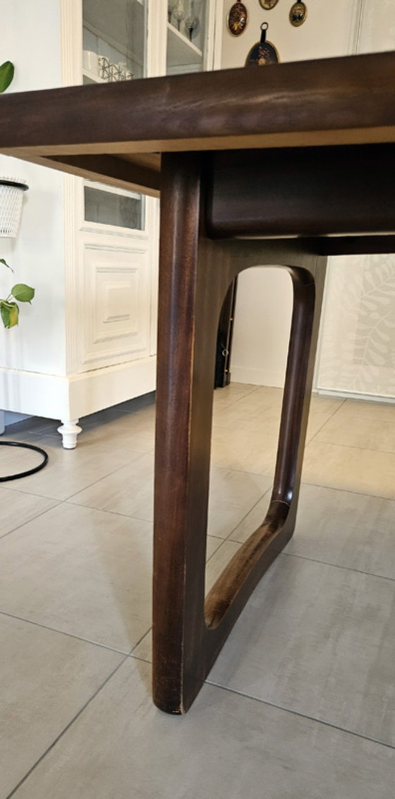 Image 1 of Large extendable vintage dining table 155–235 cm – 1970s design