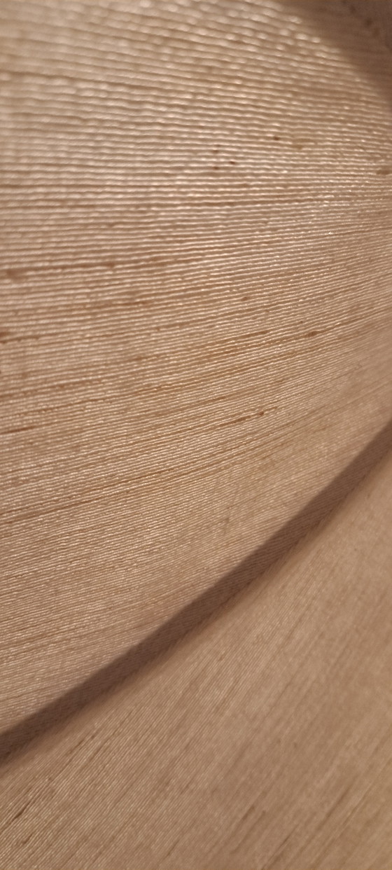 Image 1 of Vintage Domus Pendant Lamp – Teak Wood & Fabric – Mid Century Scandinavian Design