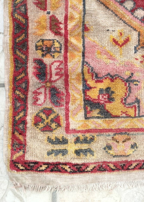 Image 1 of hand-patinated rug, 166 cm x 95 cm, mid-20th century