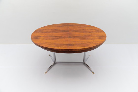 Image 1 of Scandinavian Rosewood Folding Dining Table, 1960s