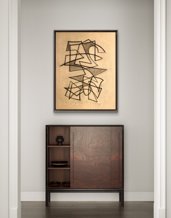 Image 1 of Seltenes Ölgemälde in Museumsqualität von Silvin Bronkart aus dem Jahr 1953