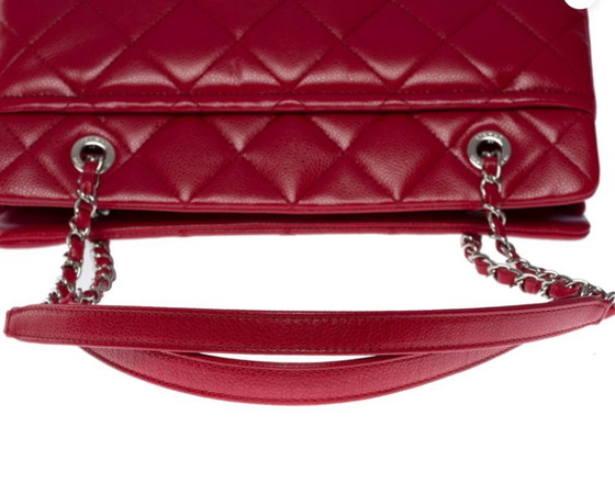 Image 1 of Borsa CHANEL in cuoio rosso - 101058