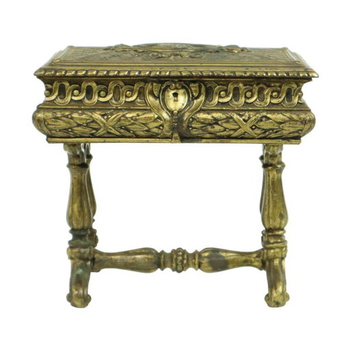 Antique French Jewelry Box Jewels